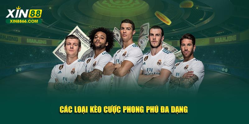 Các loại kèo cược với nhiều lựa chọn hấp dẫn